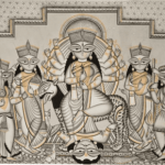 Indian folklore about Durga maa in Pattachitra Painting famous from Bengal